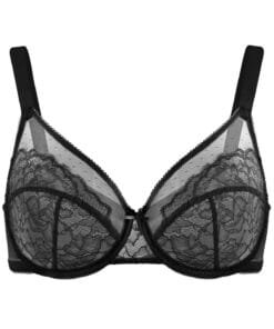 Enchante Floral Lace Plus Size Full Coverage Unpadded Comfort Bra for Women