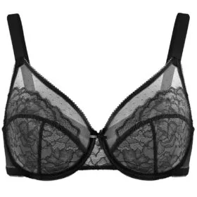 Enchante Floral Lace Plus Size Full Coverage Unpadded Comfort Bra for Women